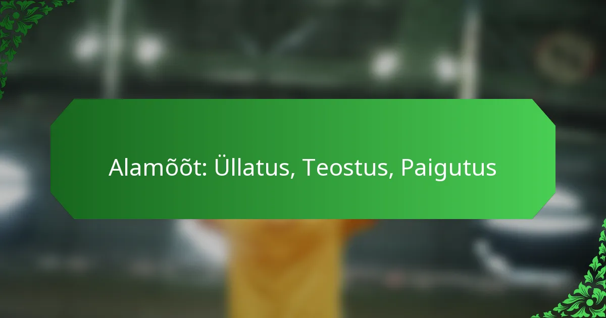 Alamõõt: Üllatus, Teostus, Paigutus
