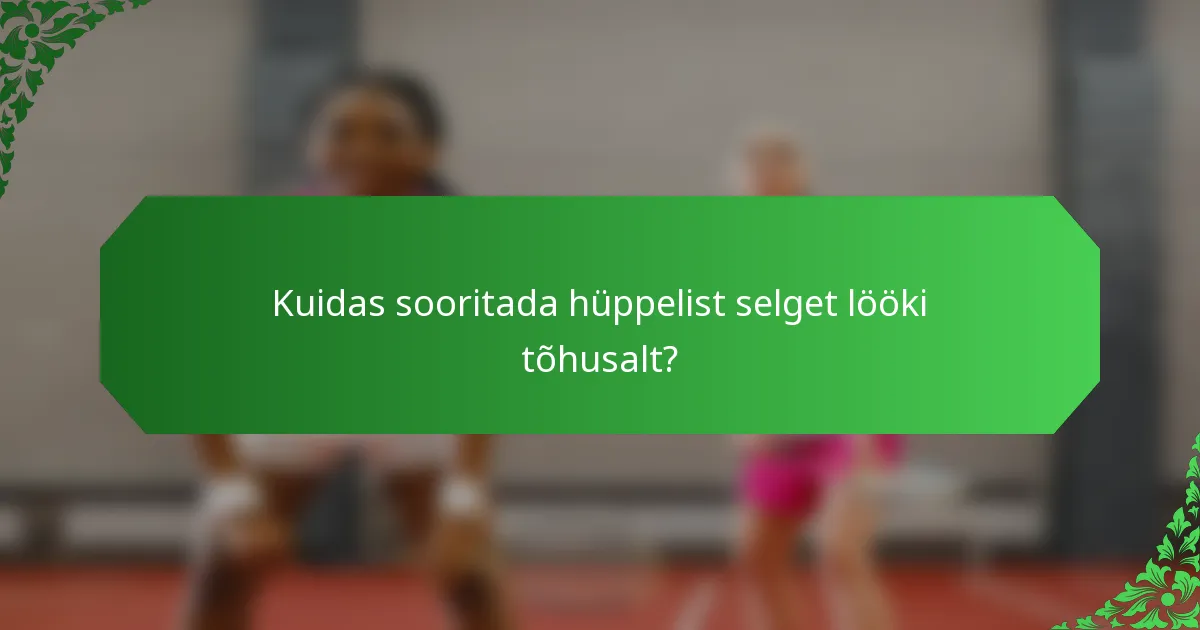 Kuidas sooritada hüppelist selget lööki tõhusalt?